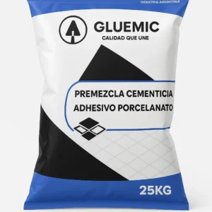 GLUEMIC PEGAMENTO PORCELANATO X 25KG