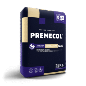 PREMECOL PEGAMENTO PORCELANATO N36 IMPERMEABLE X 25KG