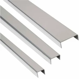 LISTEL DE ACERO INOXIDABLE X 1M