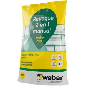 WEBER REVOQUE MIX I 2 EN 1 MANUAL X 30KG