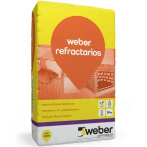 WEBER PEGAMENTO REFRACTARIO X 20KG