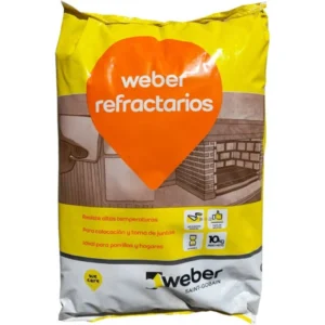 WEBER PEGAMENTO REFRACTARIO X 10KG